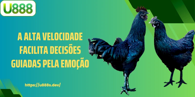 A alta velocidade facilita decisões guiadas pela emoção