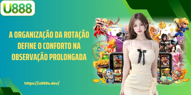 A organização da rotação define o conforto na observação prolongada