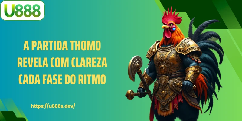 A partida Thomo revela com clareza cada fase do ritmo