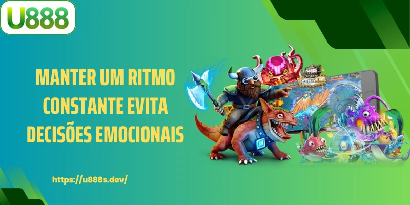 Manter um ritmo constante evita decisões emocionais