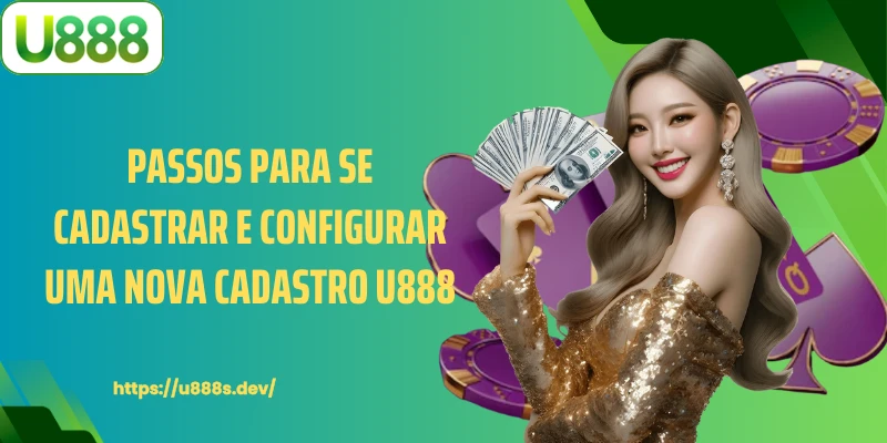 Passos para se cadastrar e configurar uma nova cadastro U888