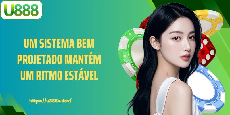 Um sistema bem projetado mantém um ritmo estável